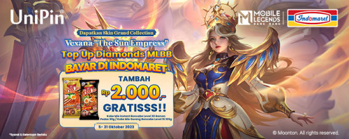 Top Up Diamonds MLBB dan Bayar di Indomaret, Tebus Murah Kobe Mie Instant Boncabe Rp2,000